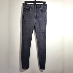 Forever 21 black skinny stone washed jeans, women's 30  #2310